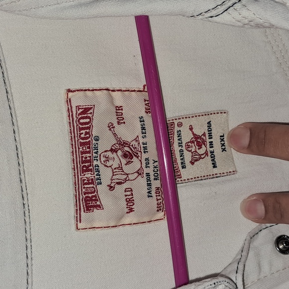 Men's true religion denim jacket size xxxl - Picture 3 of 3